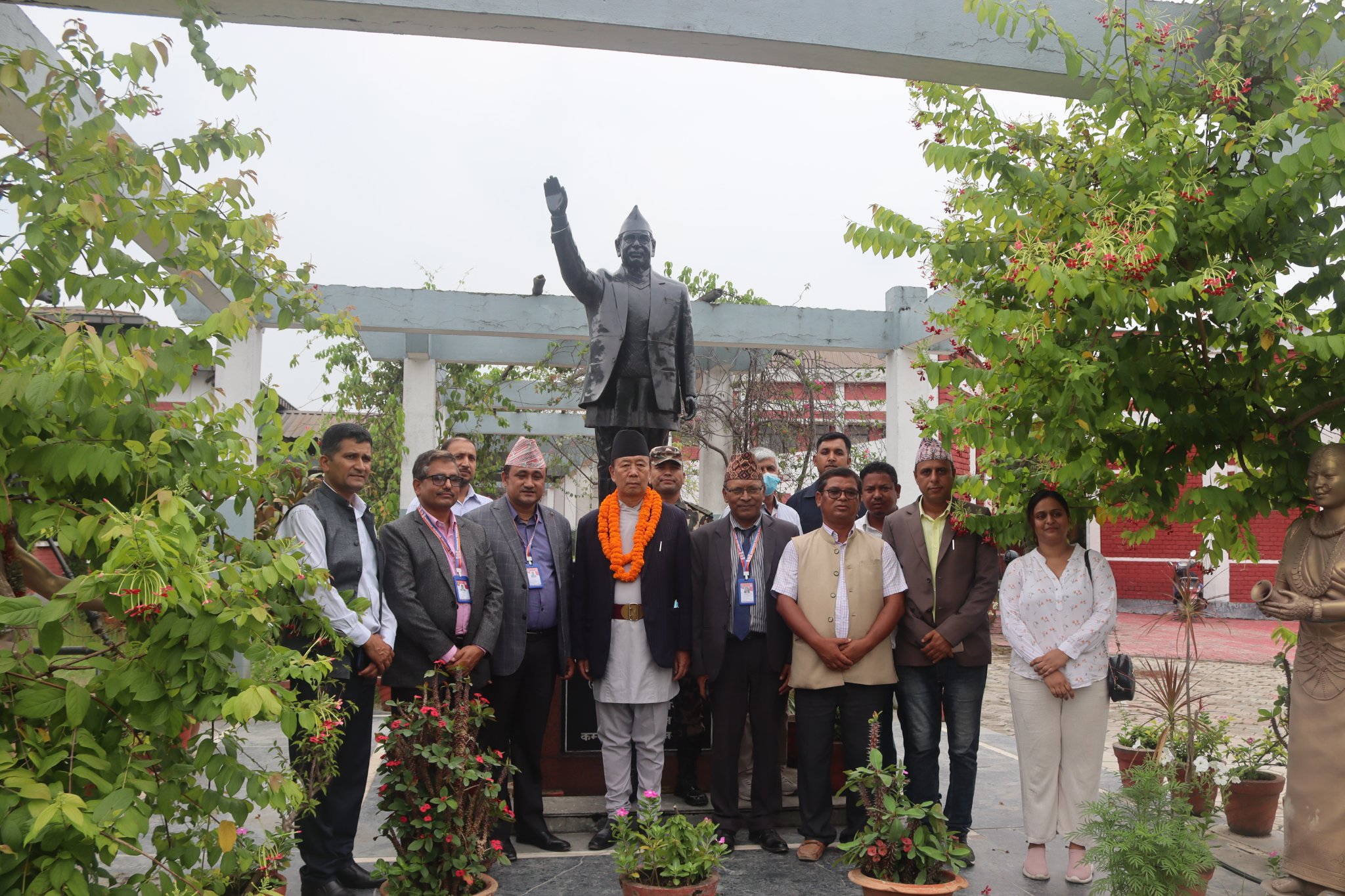 MTU Visit by Governor of Province 1, Parshuram Khapung